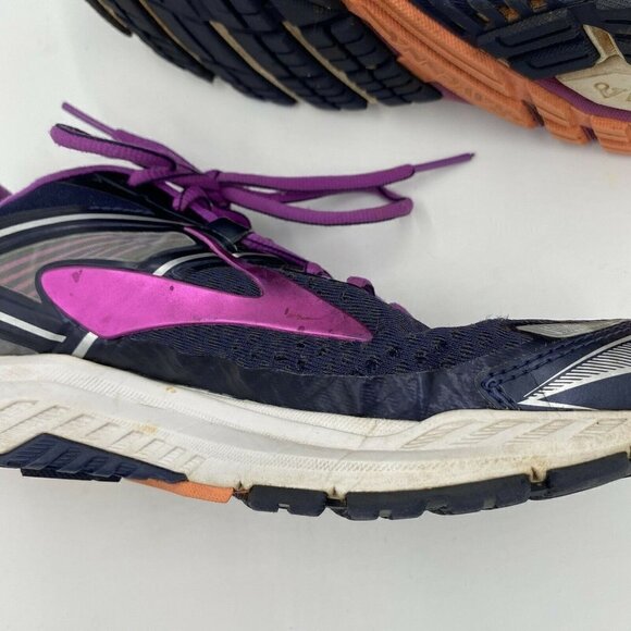 Brooks Ravenna 8 Women's Running Shoes Blue/ Purple | Size 8 - Picture 6 of 7